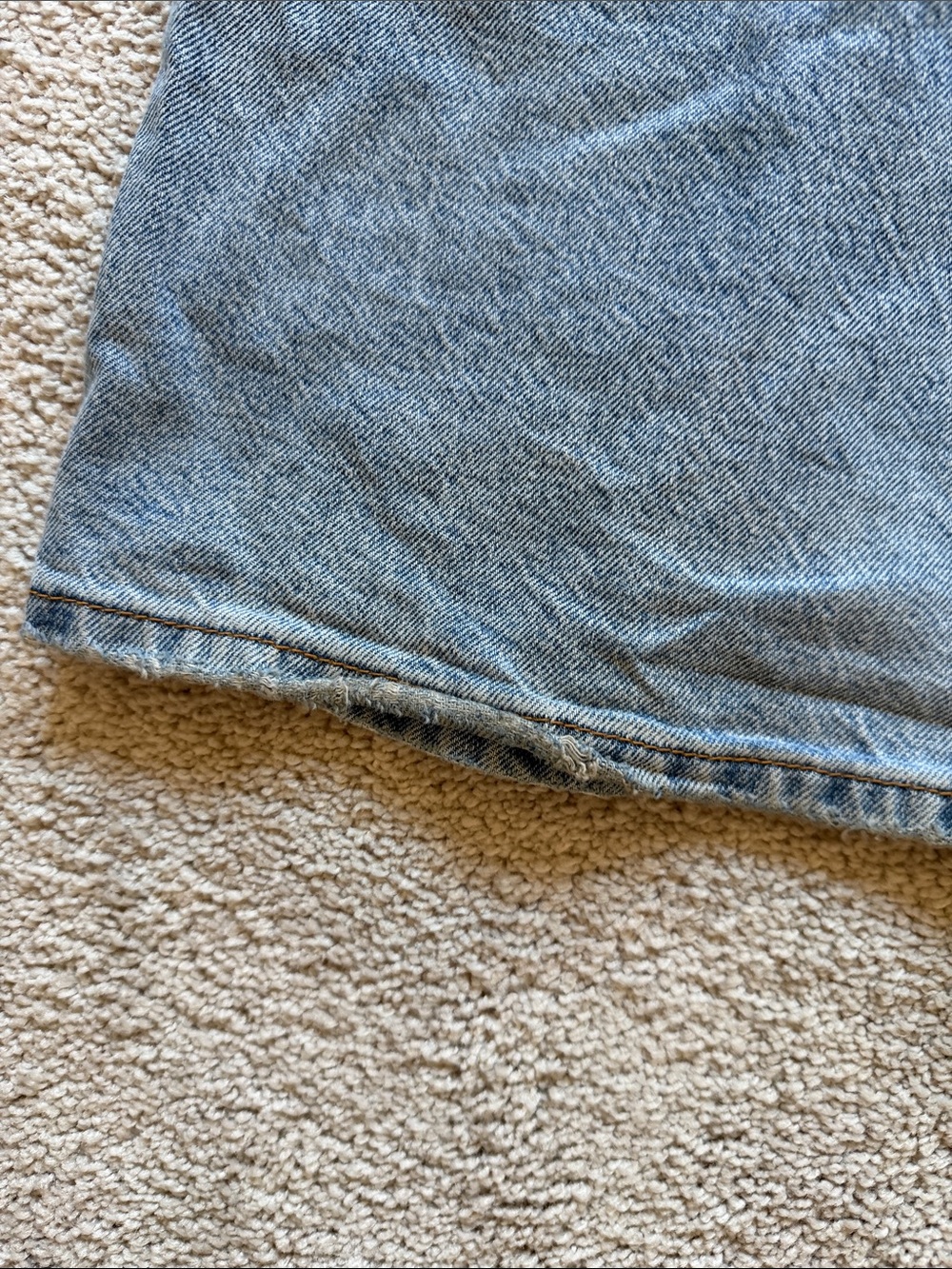 Light Blue Women's Lowrise Wide Leg pants - Picture 4 of 5